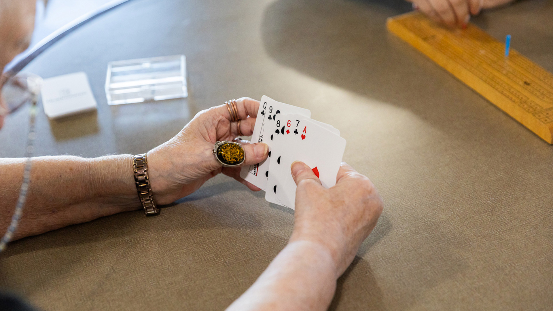 resident playing cards